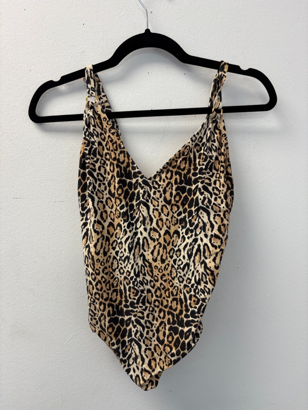 Melissa Odabash Set animal print cheetah bathing suit with matching Kaftan - Picture 3 of 11